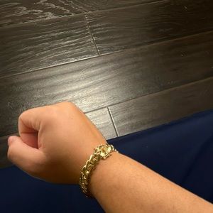 14 karat gold cuban link bracelet men or women cuban link best pr,is filled gold